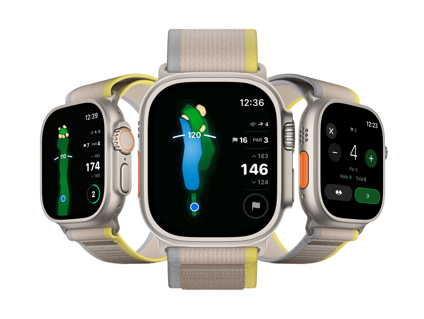 CaddyGo on Apple Watch Ultra